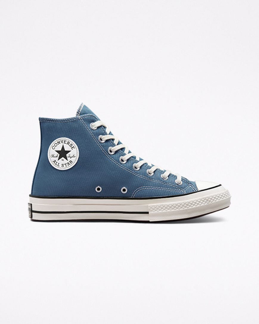 Dámské Boty Vysoké Converse Chuck 70 Seasonal Color Blankyt Černé | CZ DAVX78